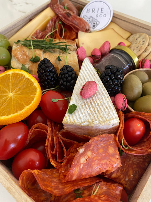 Gourmet charcuterie box (serves 2-4)